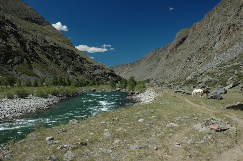 Река Чулышман и долина